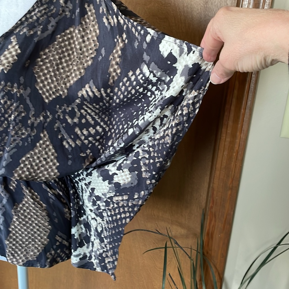 Python Print Batwing Blouse by Express - Picture 8 of 16